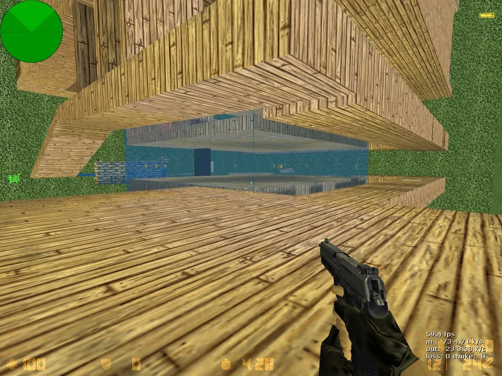 Скриншот  deathrun_jungle2012 для CS 1.6: тактика, точки, боты (.nav), оптимизация и запуск без риска