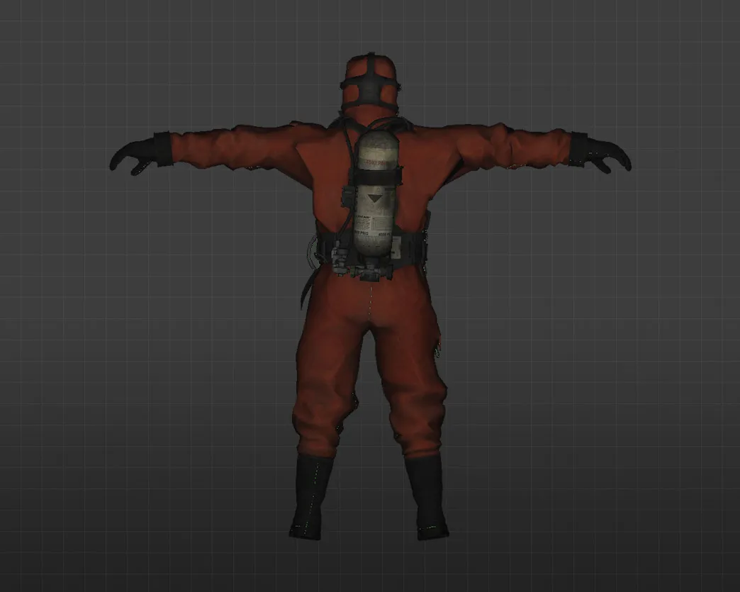Скриншот Модель «Костюм химзащиты» для CS 1.6 - Уникальные скины и высокая четкость