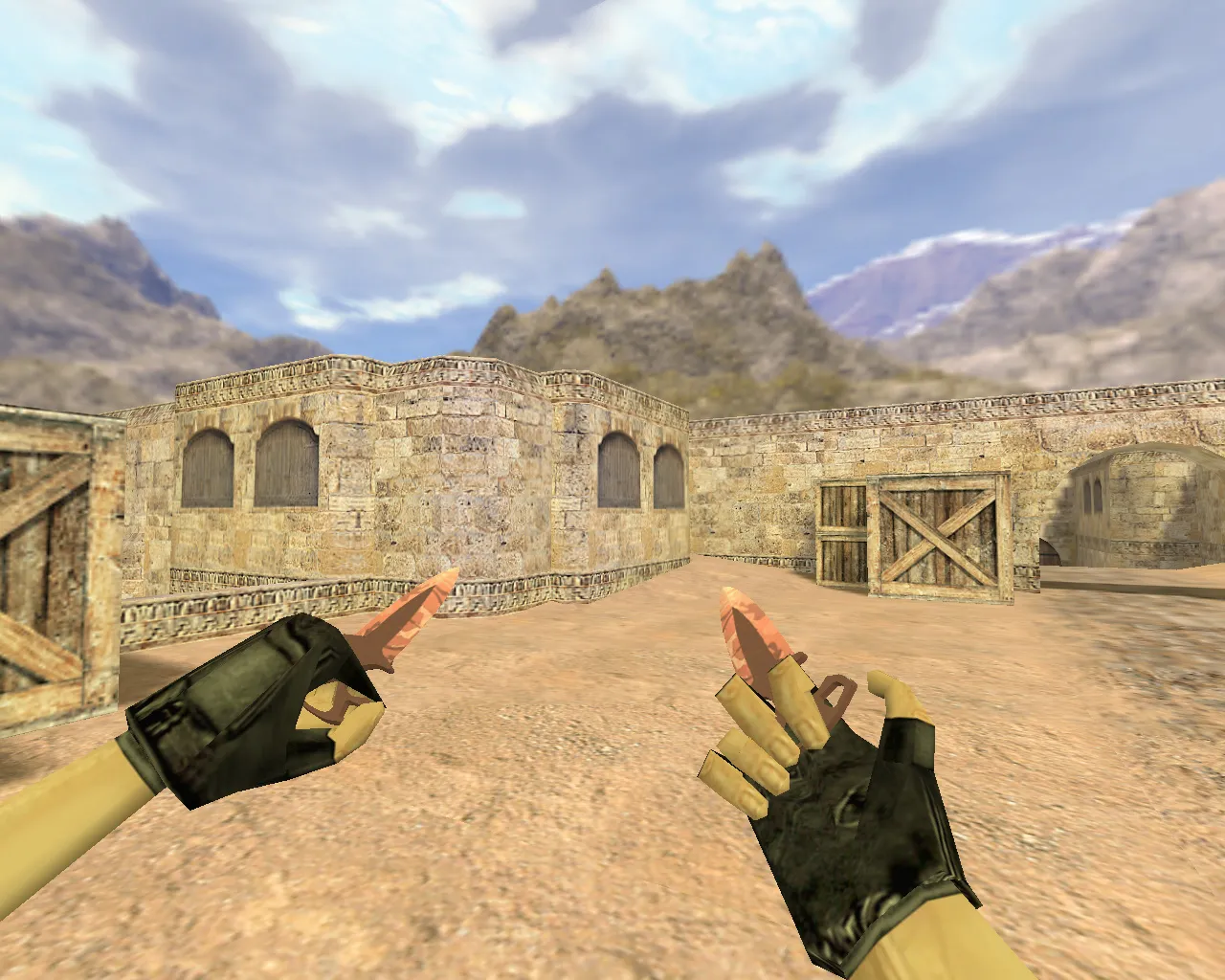 Скриншот Модель «Тычковые ножи Убийство» v_knife для CS 1.6: анимация осмотра, звук, текстуры, настройка