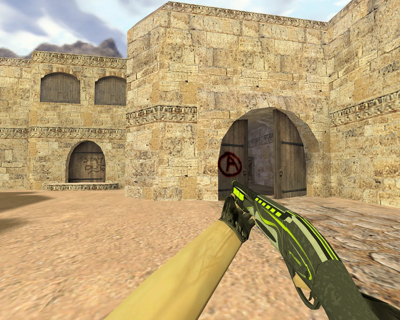 Скриншот Модель «Sawed-off В центре внимания» для CS 1.6