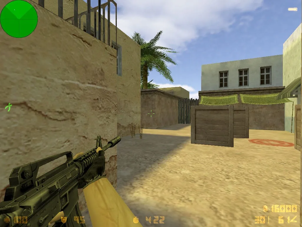 Скриншот  Карта de_sunburn для CS 1.6: тактика и детали