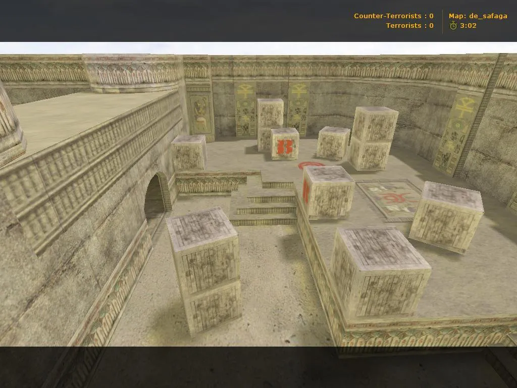 Скриншот  Карта de_safaga для CS 1.6 — баланс и тактика
