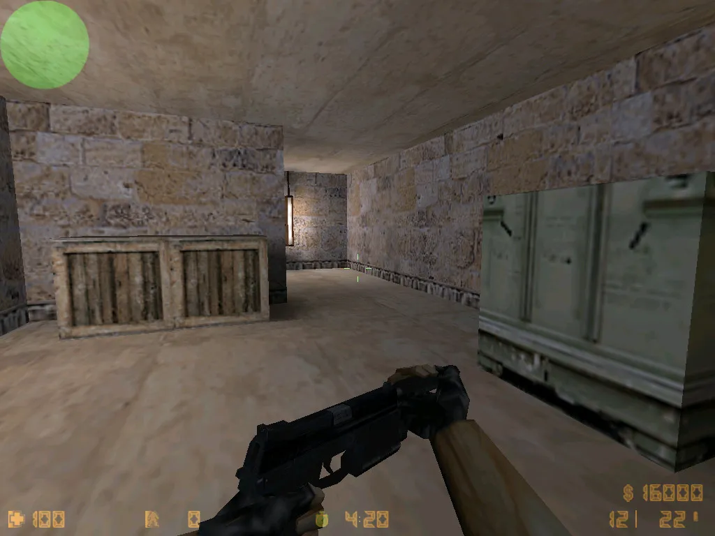 Скриншот  Карта de_dustkabul для CS 1.6: баланс сторон, точки, маршруты, bot .nav и оптимизация