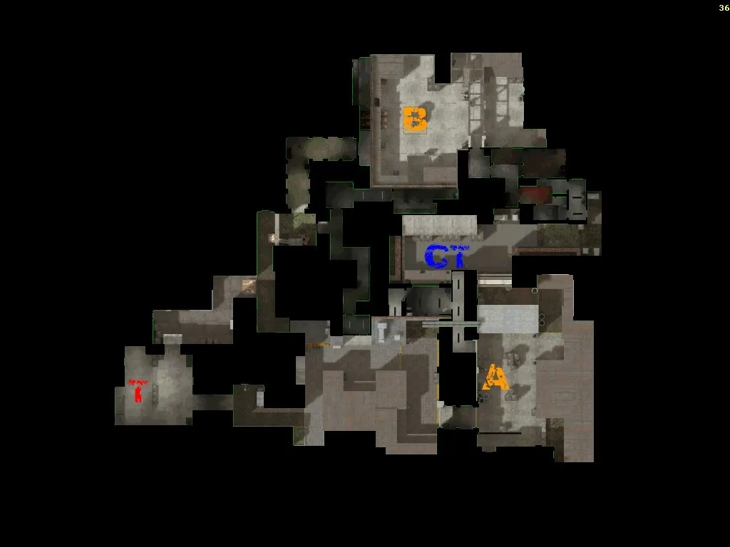 Скриншот  Карта de_storage_rc1 для CS 1.6: тактический обзор и особенности