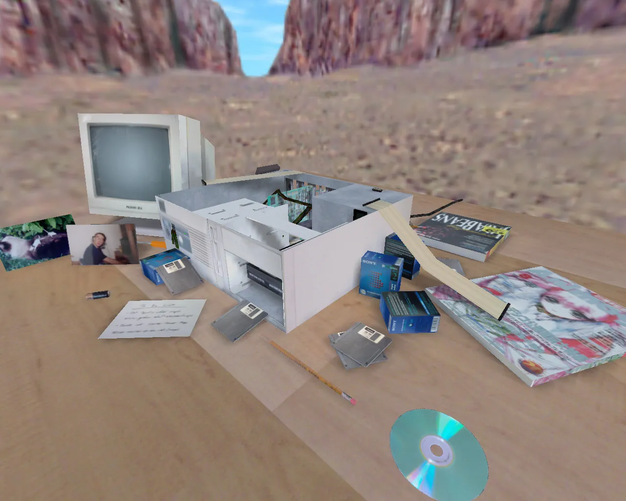 Скриншот  de_desktop для CS 1.6 — баланс сторон, .nav для ботов, тактика точек и оптимизация карты