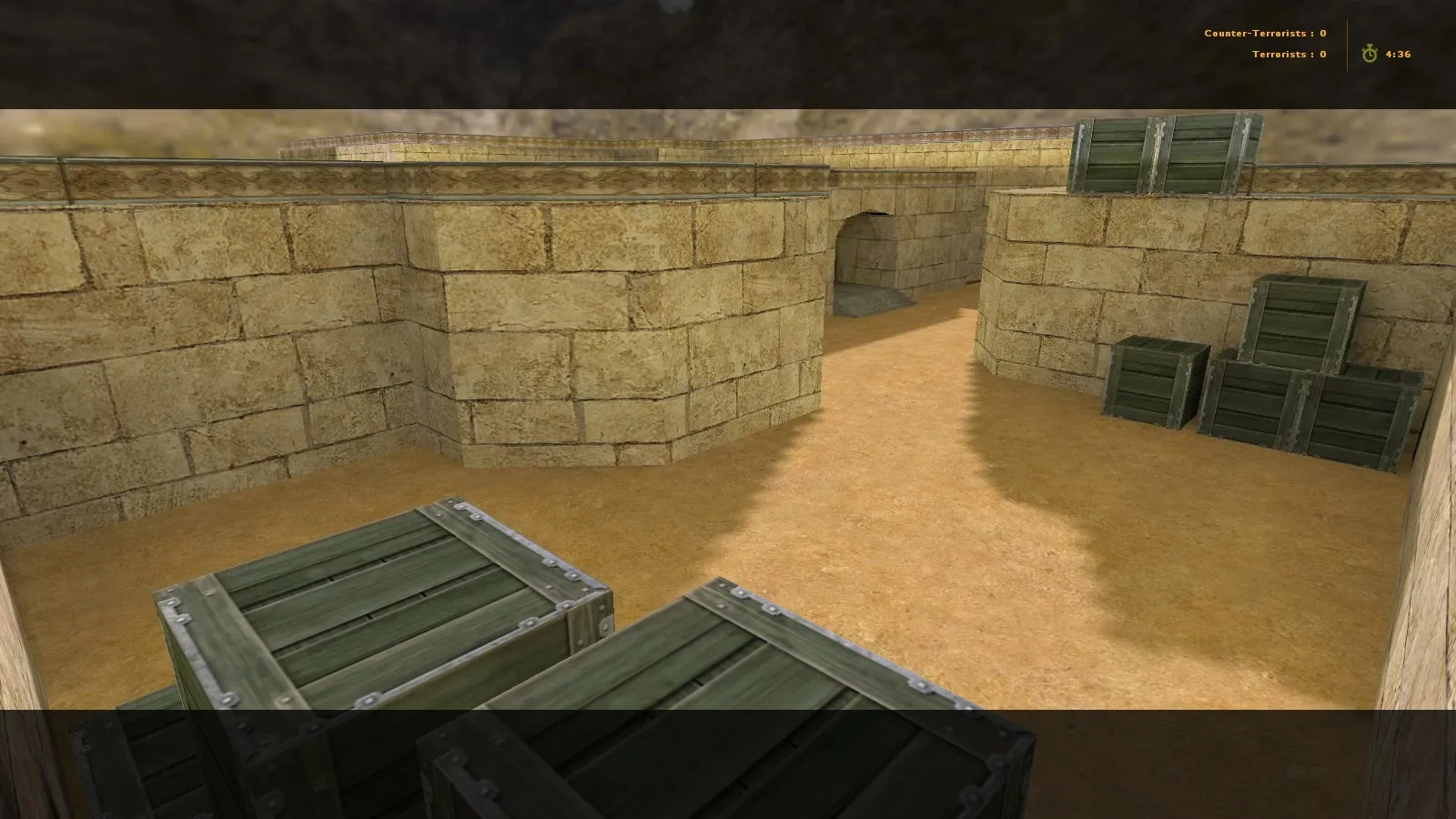 Скриншот  Карта de_heroes для CS 1.6: баланс сторон, точки, .nav для ботов, оптимизация wpoly/epoly