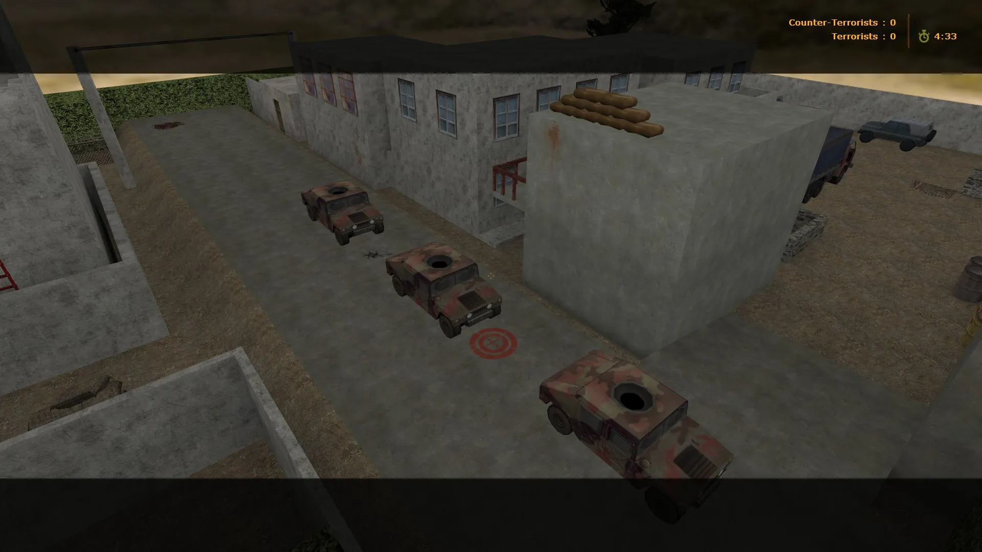 Скриншот  Карта 1zyh_peace_mission_00 для CS 1.6: баланс сторон, точки под раунд и настройки для стабильного FPS