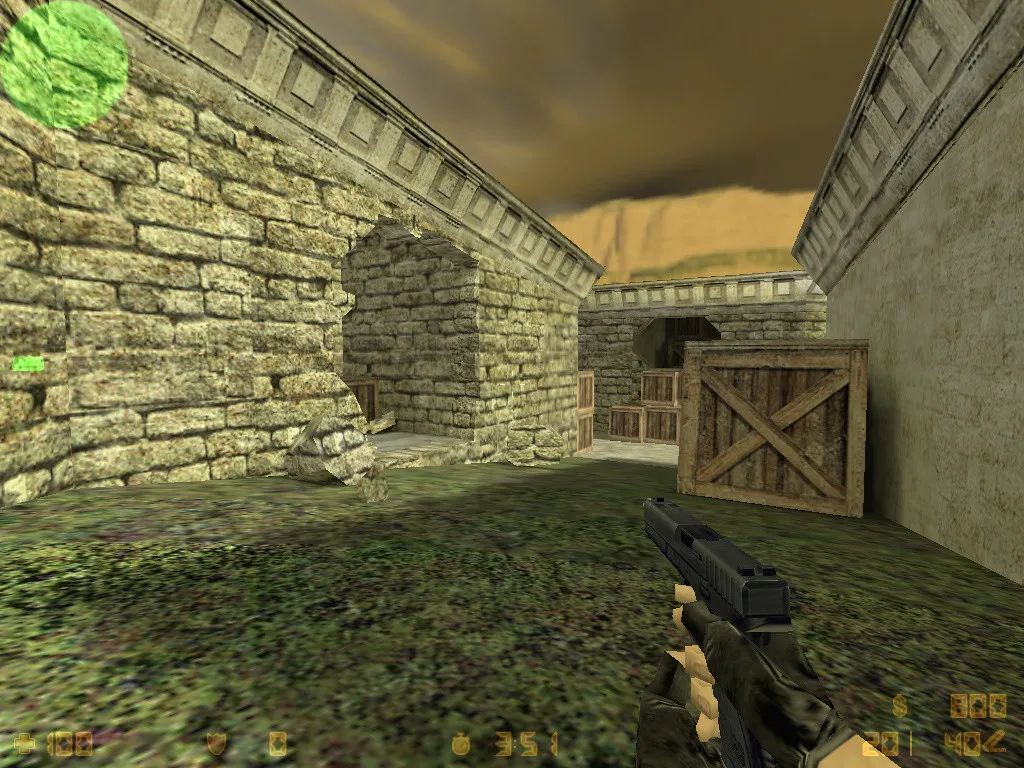 Скриншот  Карта de_schlempe для CS 1.6: тактические особенности и оптимизация