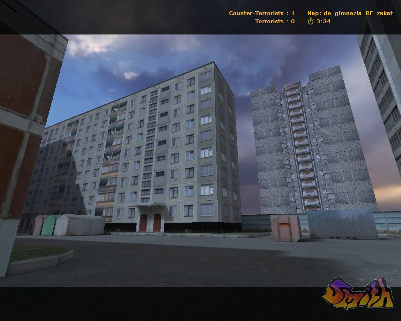 Скриншот  de_gimnazia_rf — карта для CS 1.6: точки, раунды, баланс сторон и оптимизация под FPS