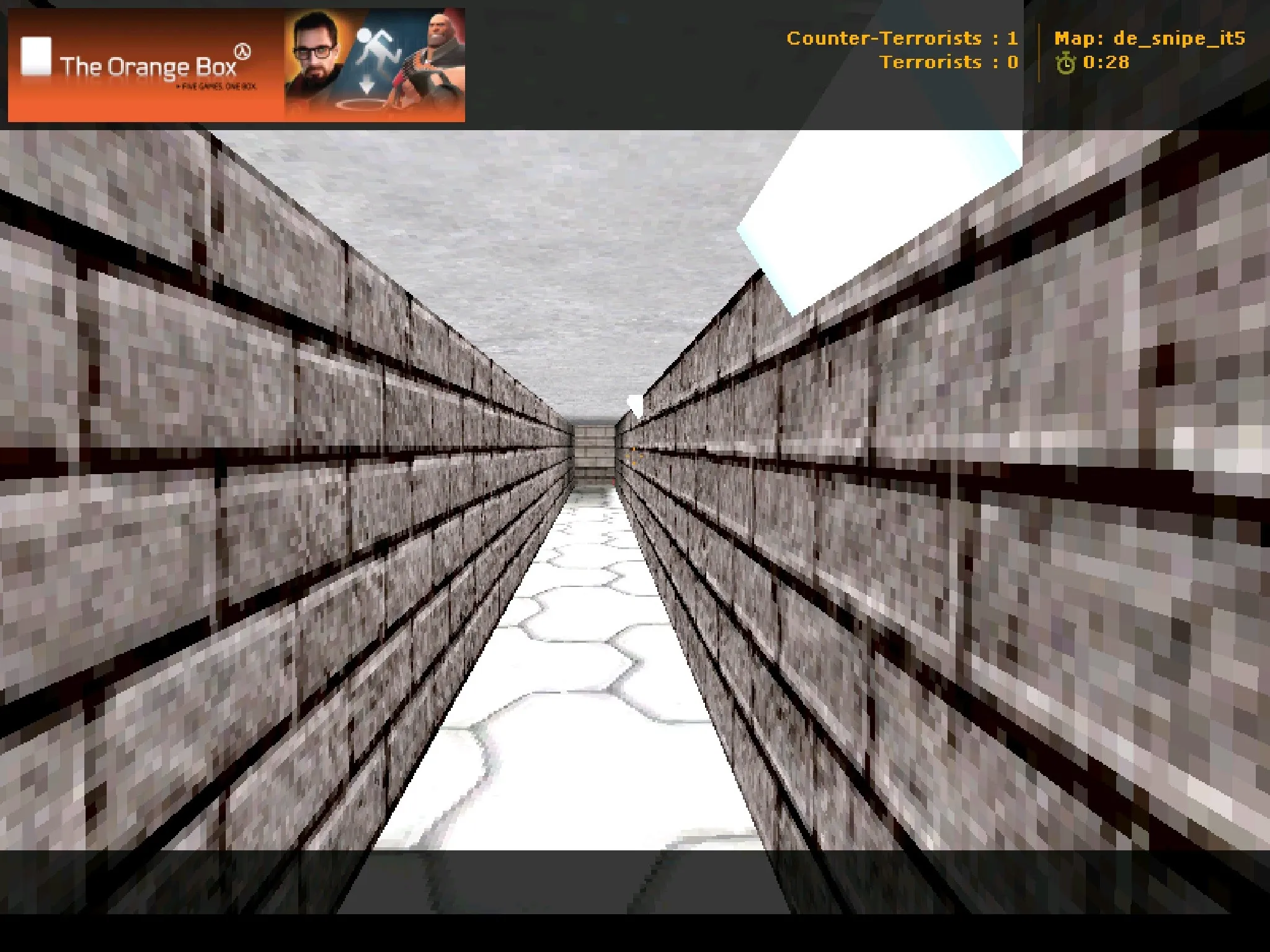 Скриншот  Карта de_snipe_it5_2014 для CS 1.6 - Тактические возможности и оптимизация