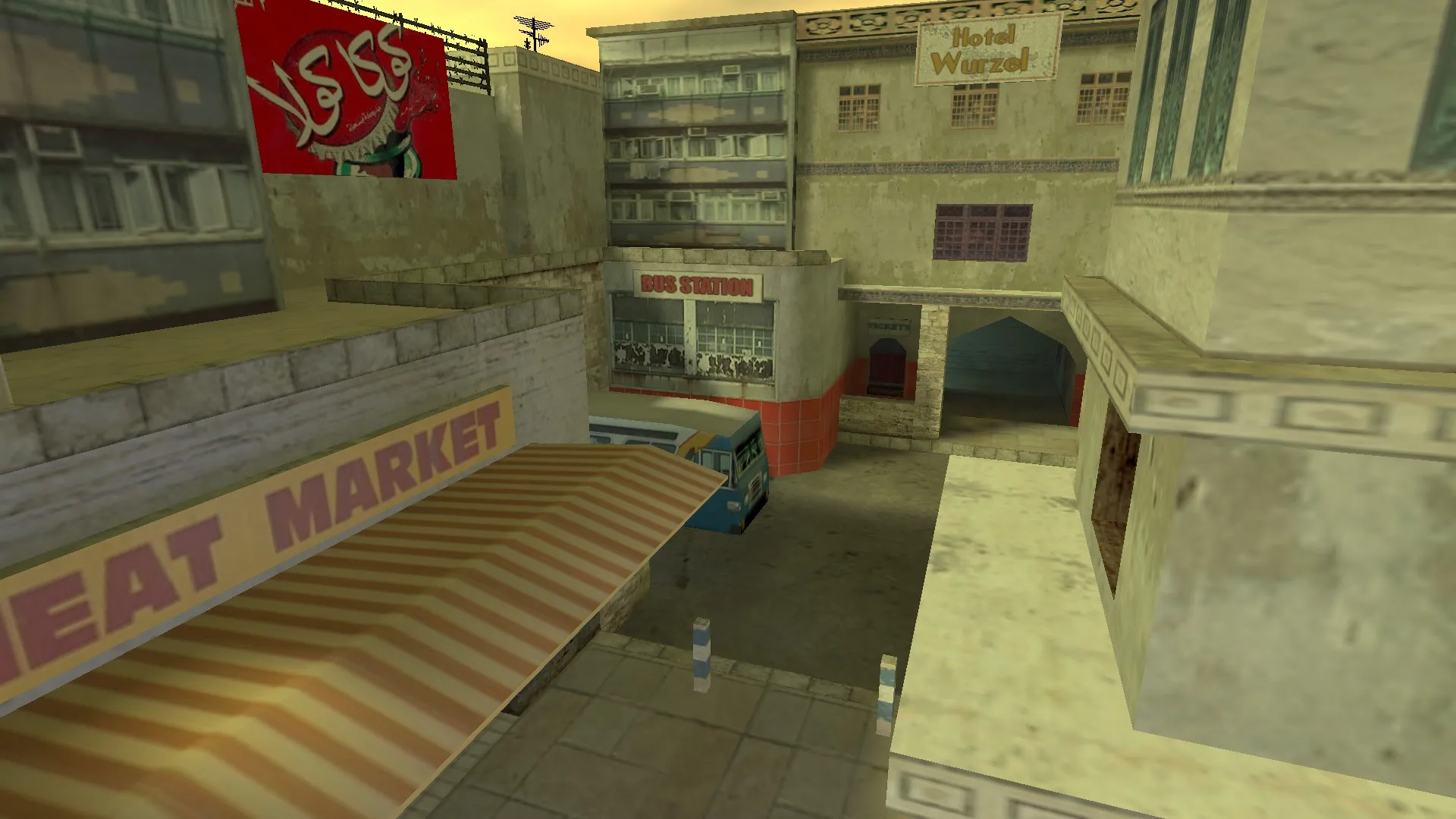 Скриншот Карта «de_karachi01» для CS 1.6