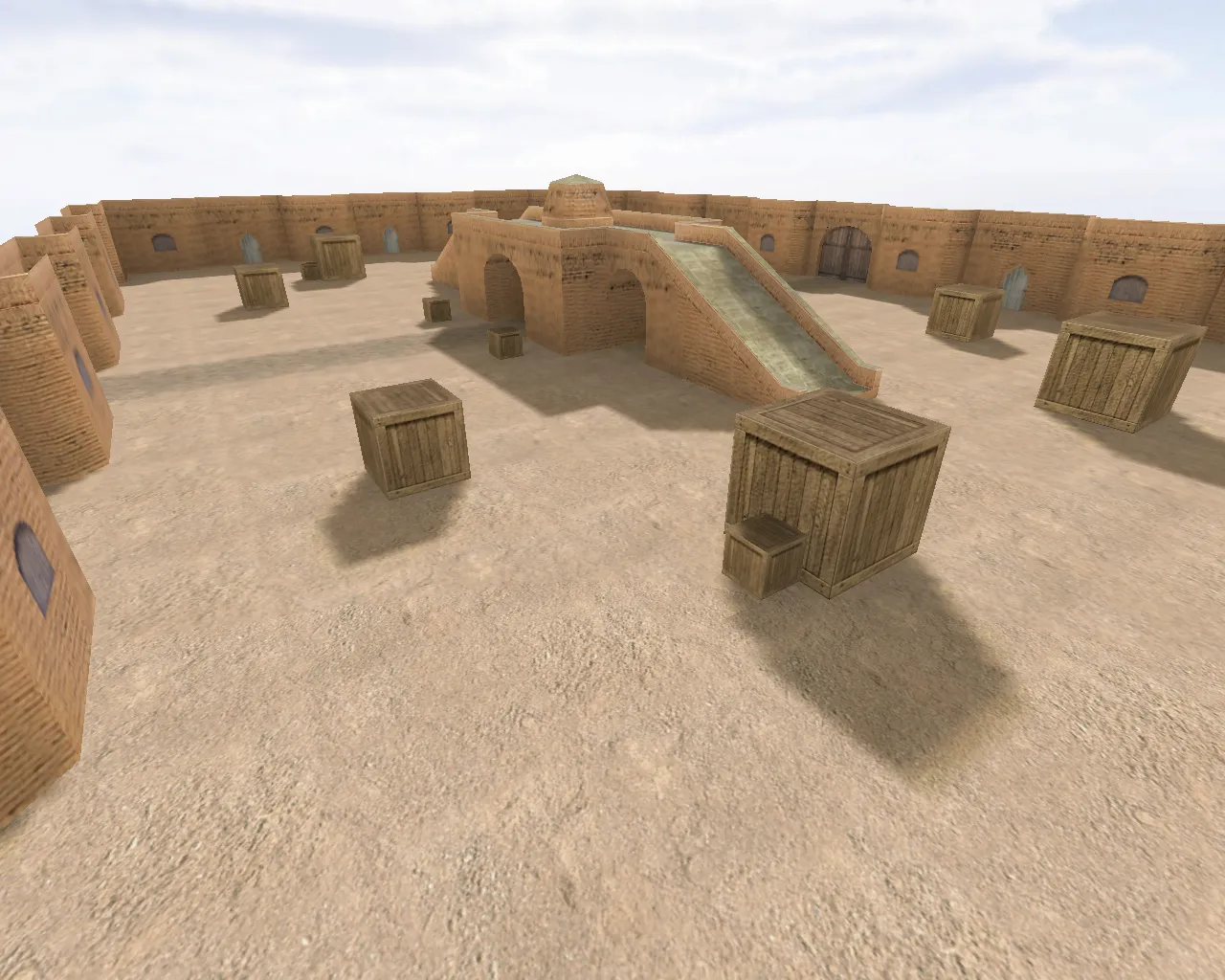 Скриншот  Карта awp_india для CS 1.6: точки под AWP, баланс сторон, .nav и оптимизация