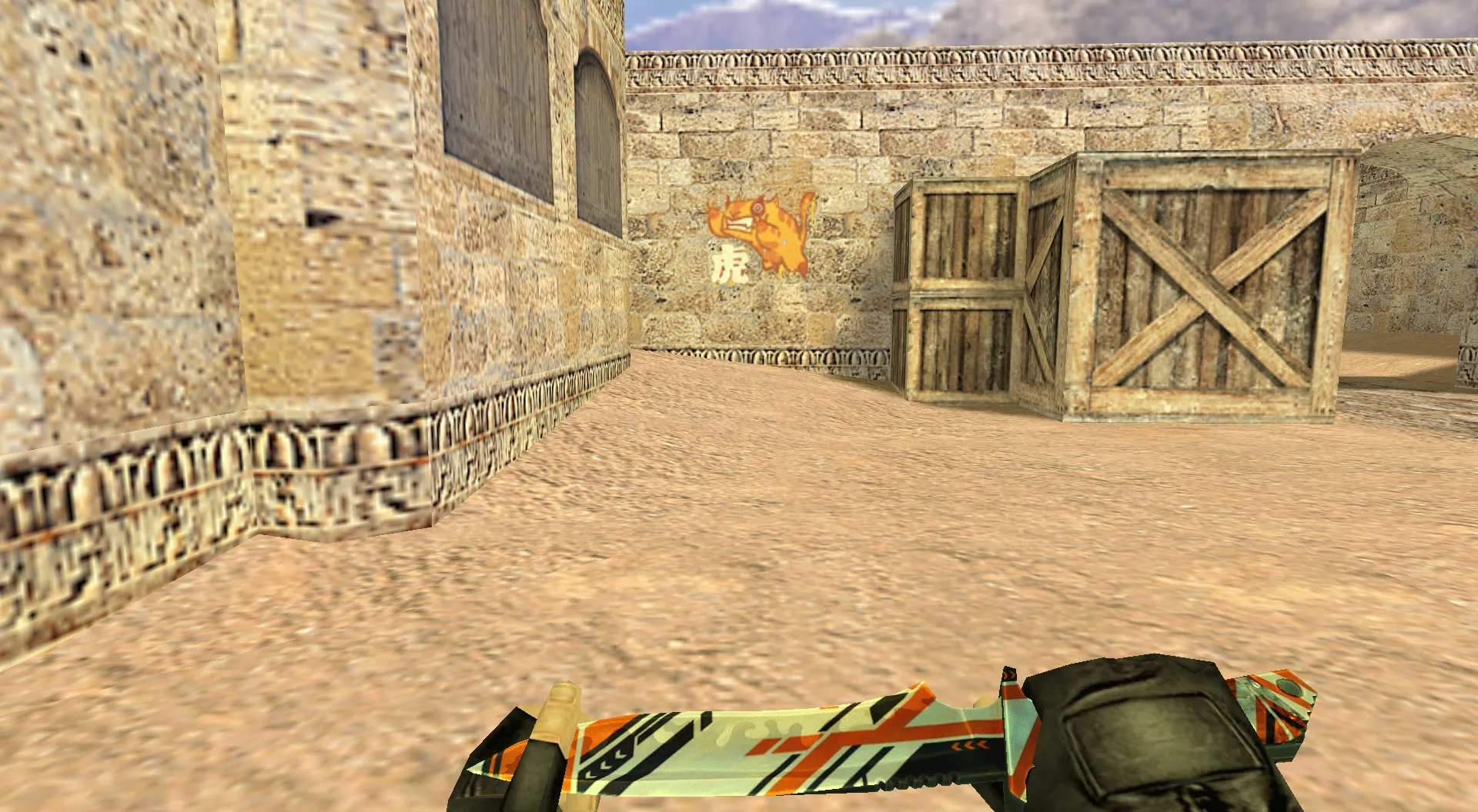 Скриншот Граффити «Игрушечный тигр» для CS 1.6 - Уникальное оформление