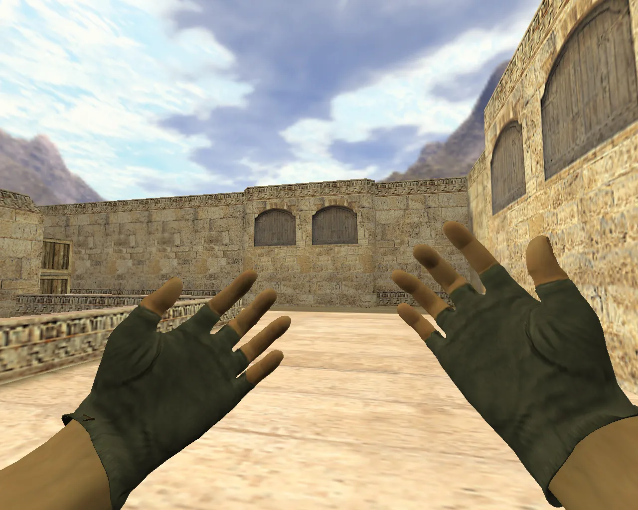 Скриншот Модель «Руки вместо ножа» для CS 1.6: v_*, p_*, w_ модели, звук, анимация осмотра и настройка под сервер