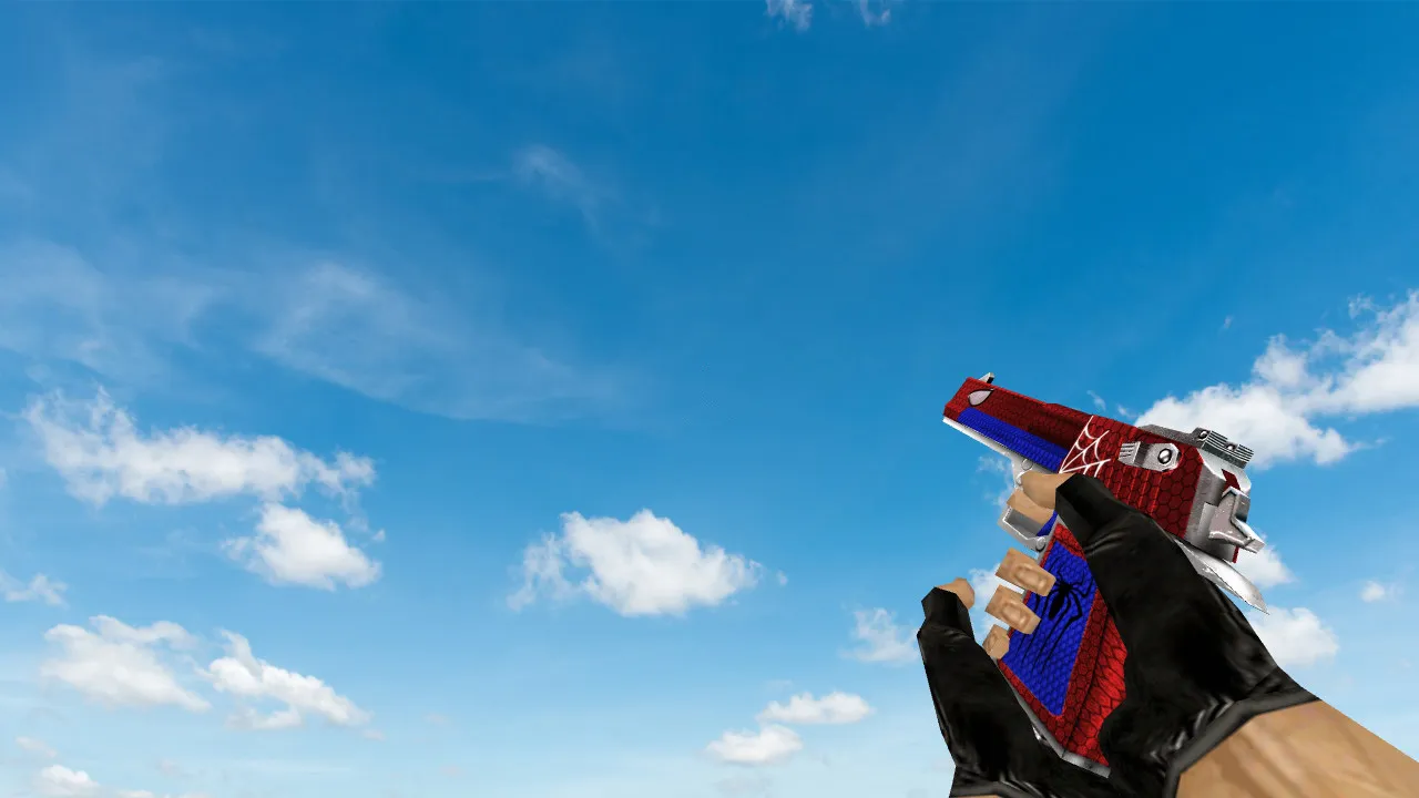 Скриншот Модель Default Deagle Spiderman для CS 1.6 - Уникальный скин