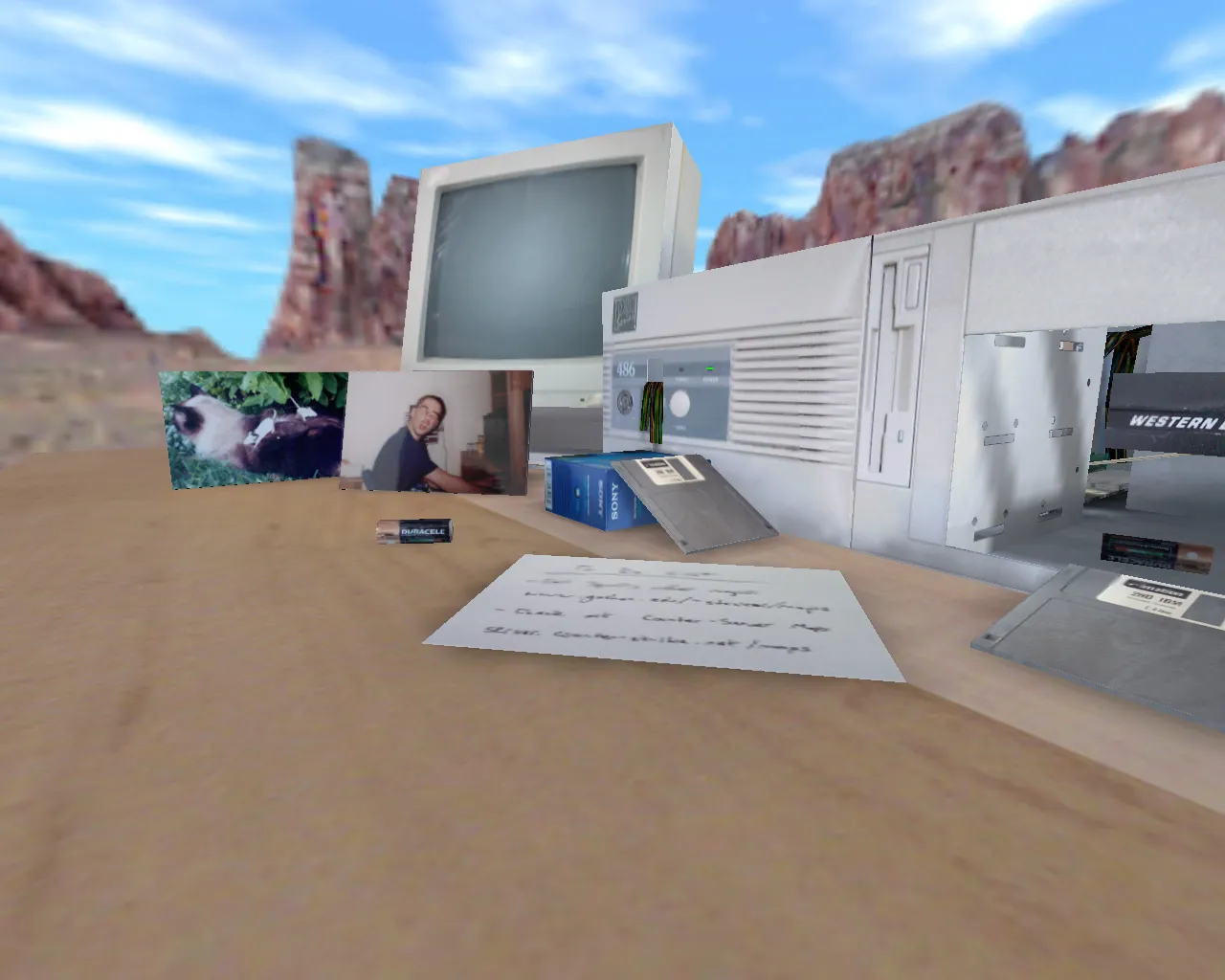 Скриншот  de_desktop для CS 1.6 — баланс сторон, .nav для ботов, тактика точек и оптимизация карты