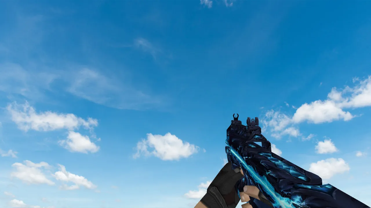 Скриншот Модель «P90 Ultrabeam» для CS 1.6: Уникальный скин для оружия