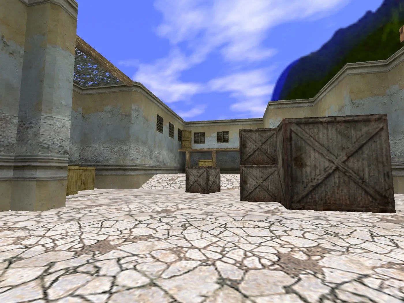 Скриншот  de_gratte карта для CS 1.6: точки, маршруты, оптимизация и .nav для ботов