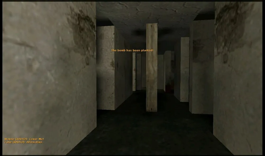 Скриншот  Карта «nam_tunnels_defusal» для CS 1.6 - Тактические особенности и детали