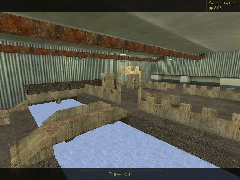 Скриншот Карта «de_paintball» для CS 1.6