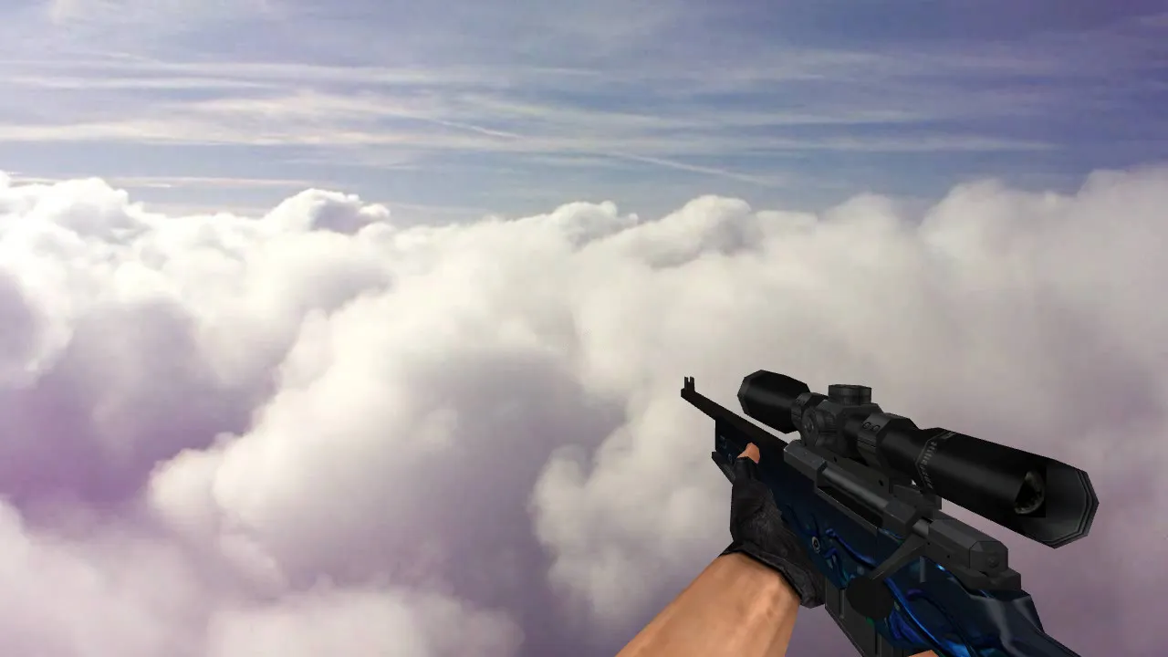 Скриншот Модель «Стандартный AWP Медуза» для CS 1.6 - Качественные текстуры и звуки