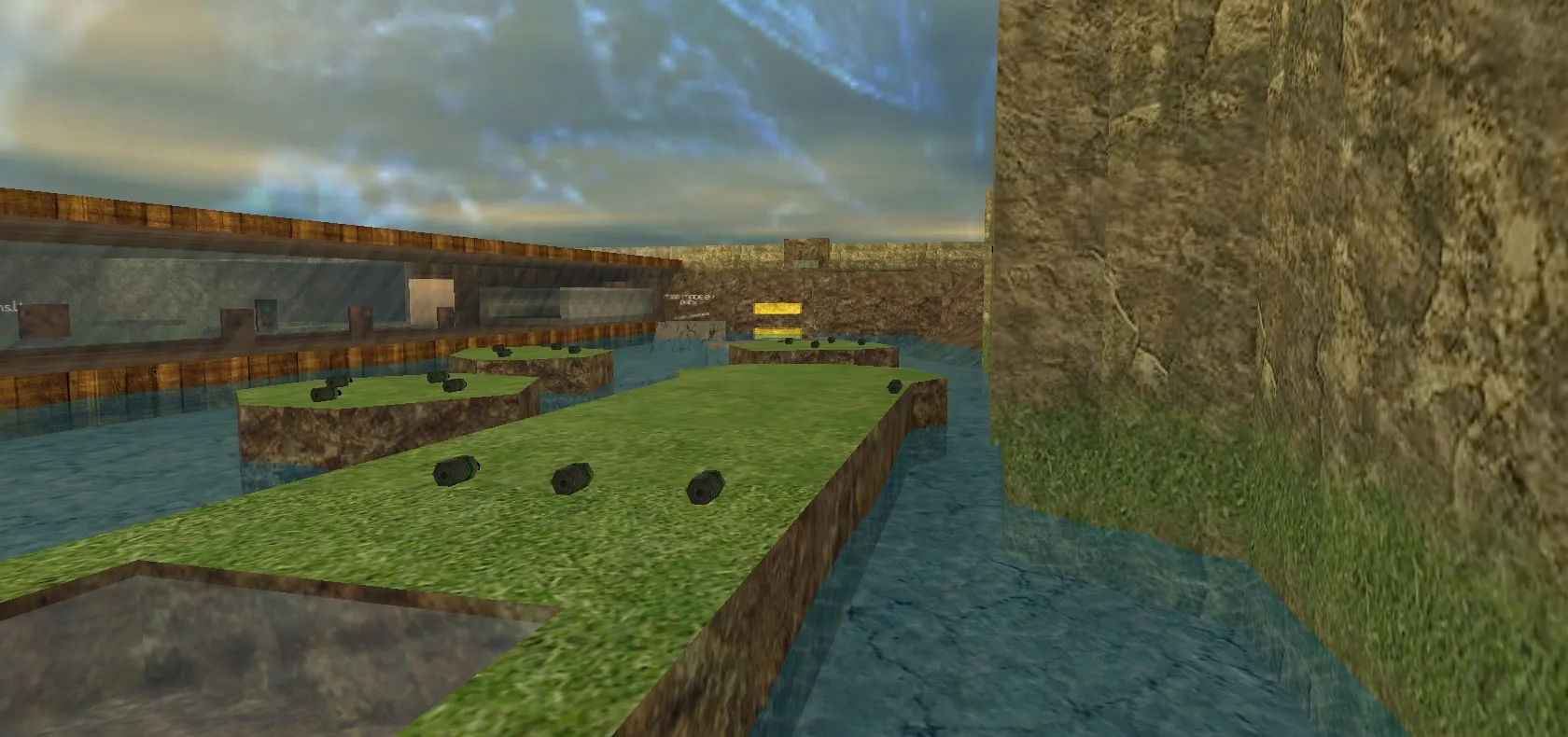 Скриншот  deathrun_unreal_play для CS 1.6: карта deathrun, тактика раундов, боты .nav, оптимизация и config