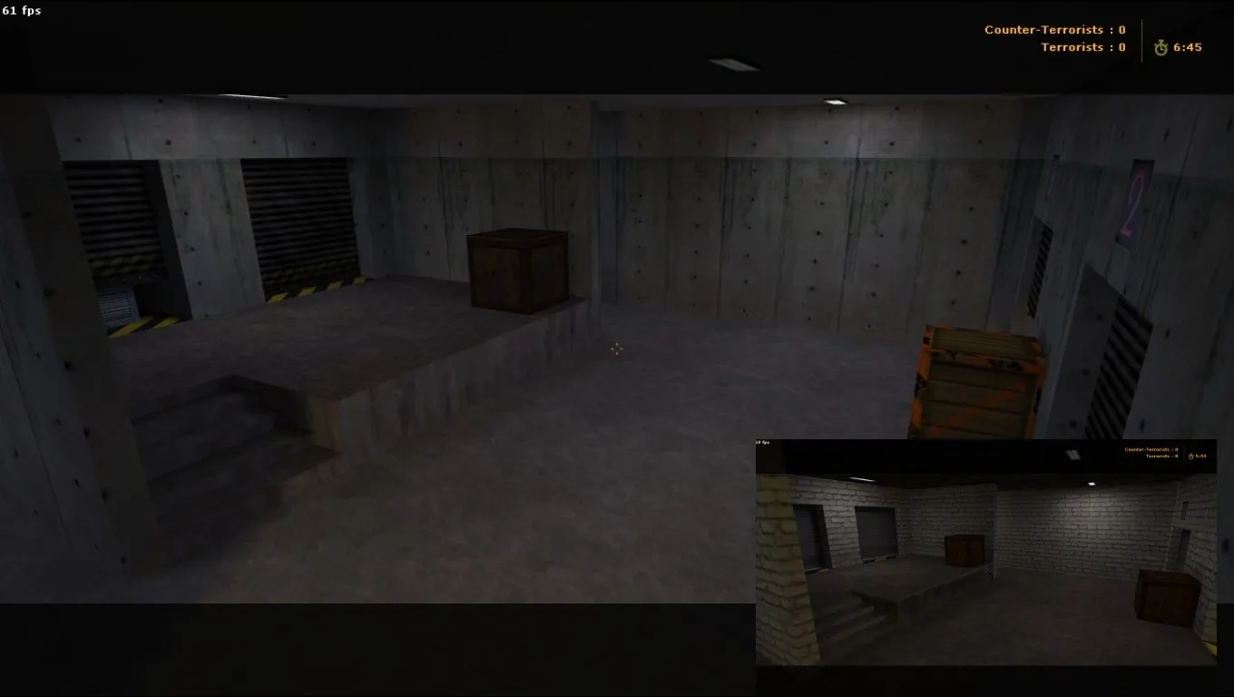 Скриншот  Карта de_train_sl для CS 1.6 - Оптимизация и тактика