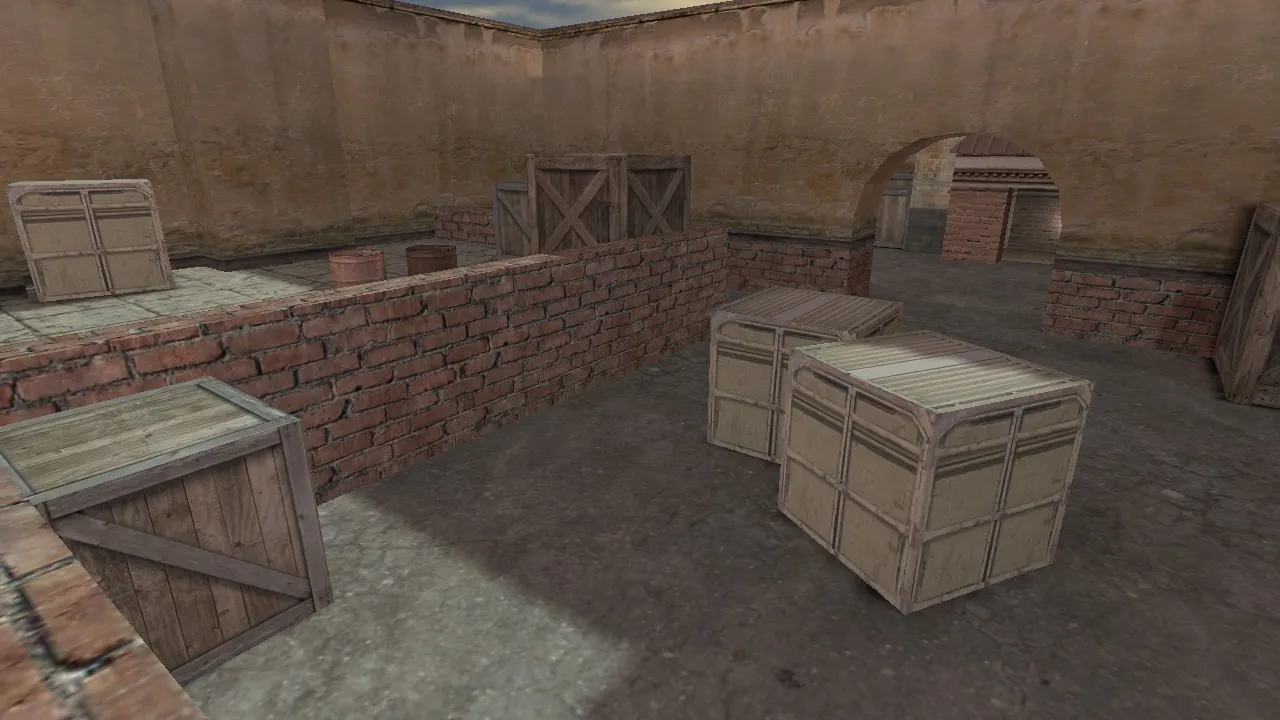 Скриншот  Карта «de_reallite» для CS 1.6 - Тактические возможности и особенности