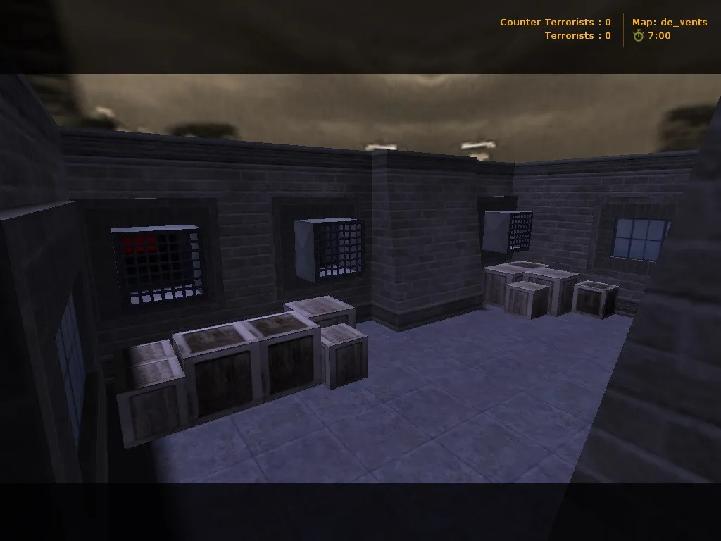Скриншот Карта de_vents для CS 1.6 - Тактические возможности и подробности