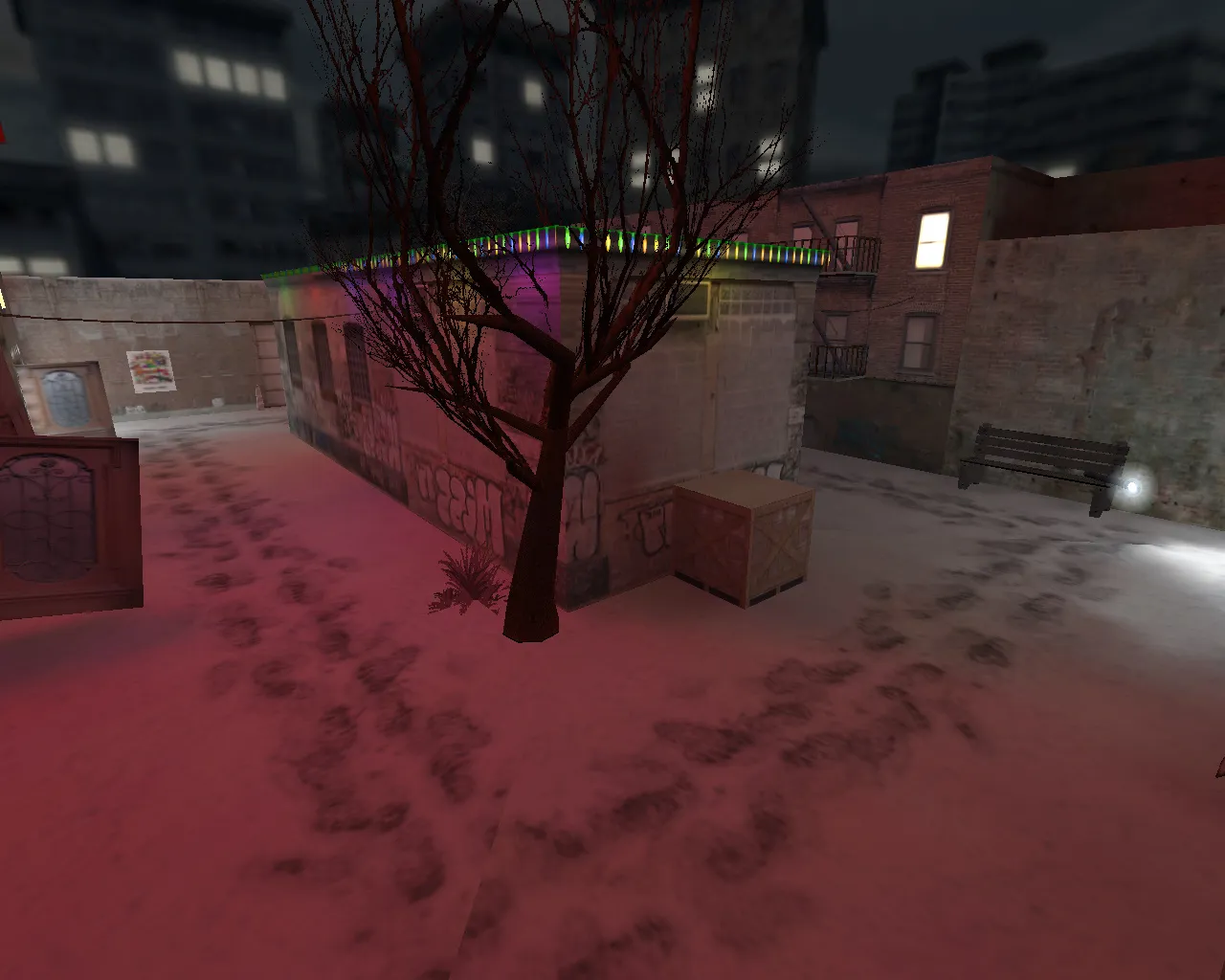 Скриншот  Карта de_smalltown для Counter-Strike 1.6: тактический обзор и характеристики