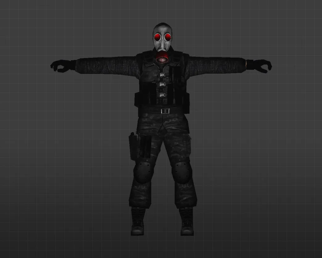 Скриншот Модель «SAS Красноглазый» для CS 1.6 - Уникальная и четкая модель