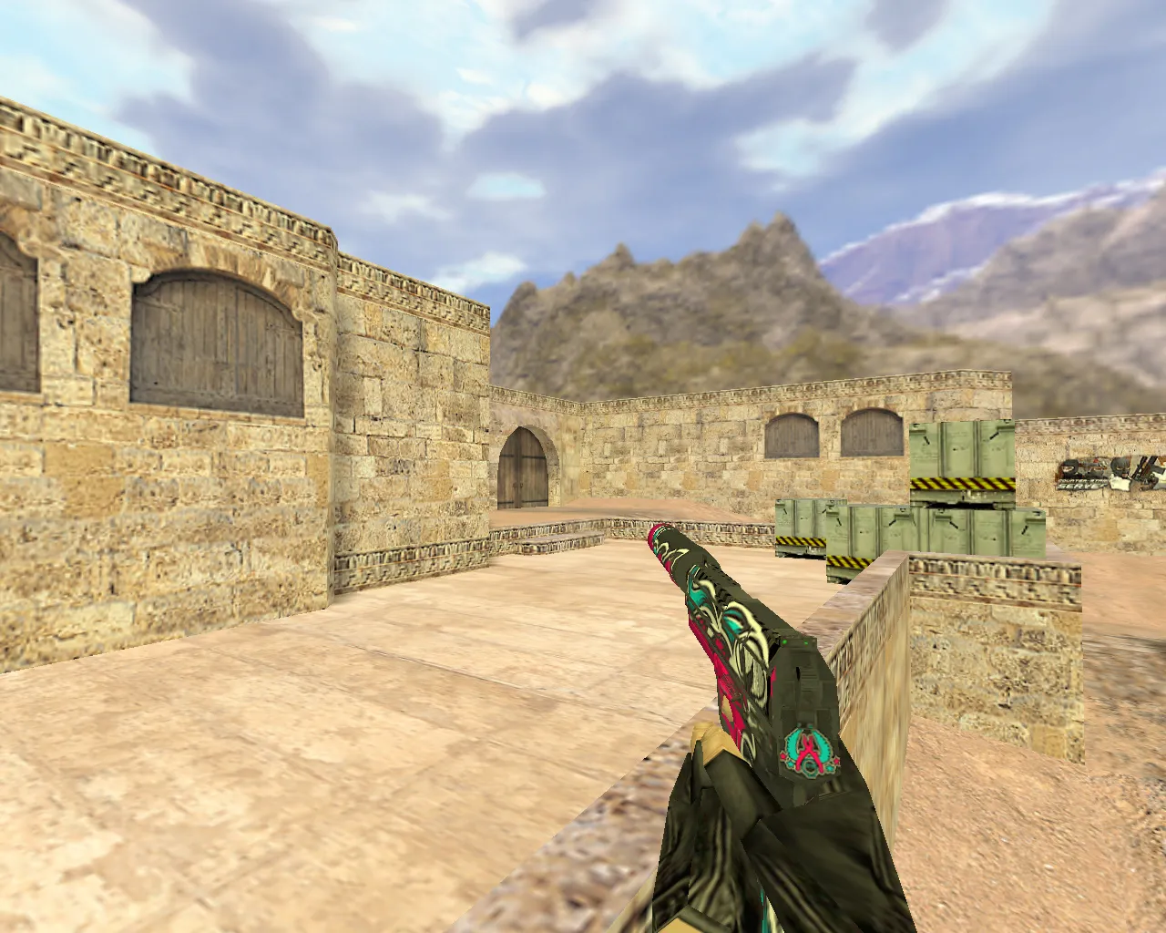 Скриншот Модель «USP Монстра» для CS 1.6 – Уникальная текстура и анимация