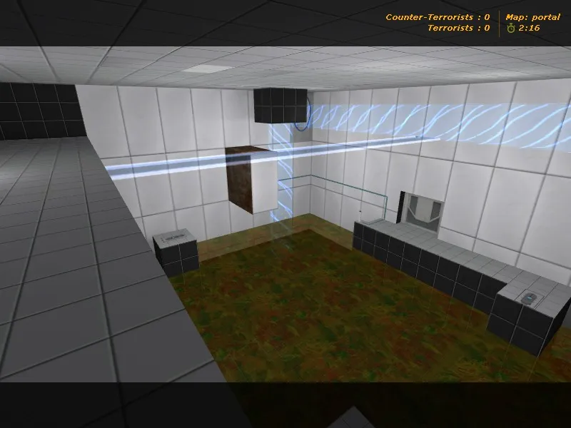 Скриншот  deathrun_taringacs_portal для CS 1.6: тактики, точки, .nav и оптимизация карт