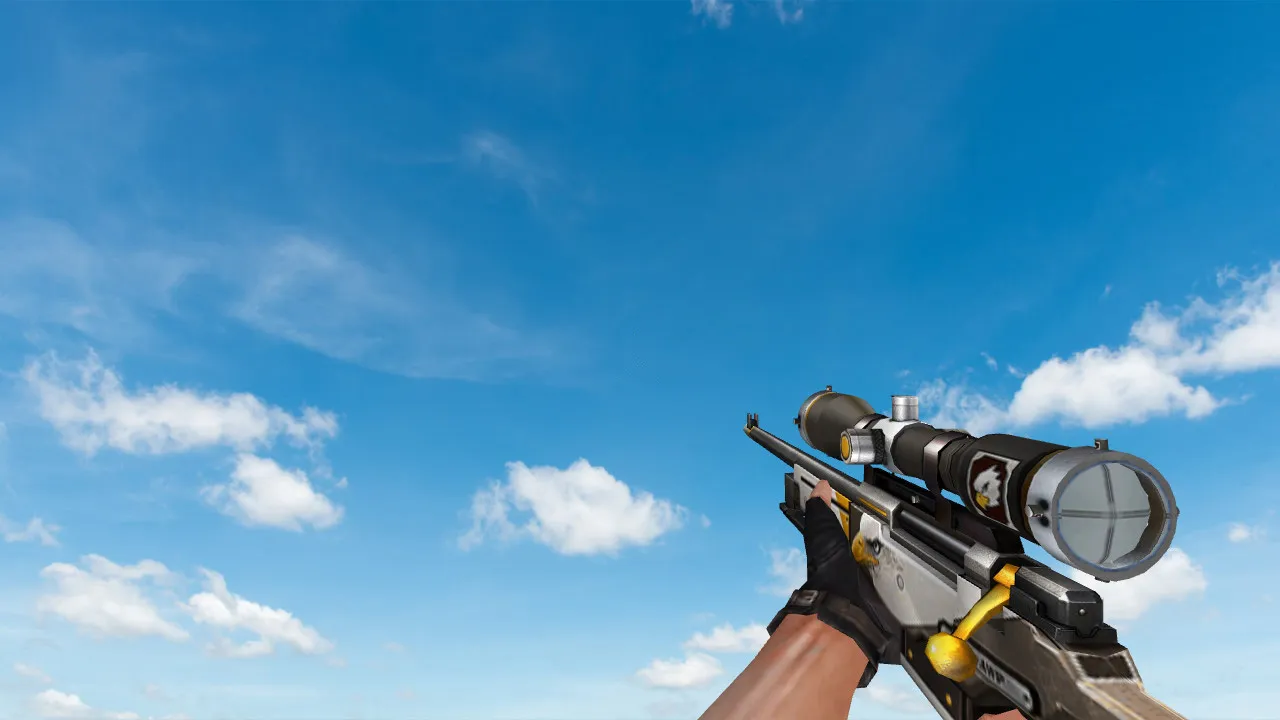 Скриншот Пак моделей оружия «Eagle Paint Weapon Pack» для CS 1.6: v_, p_, w_ модели, звуки, анимация осмотра и качество текстур