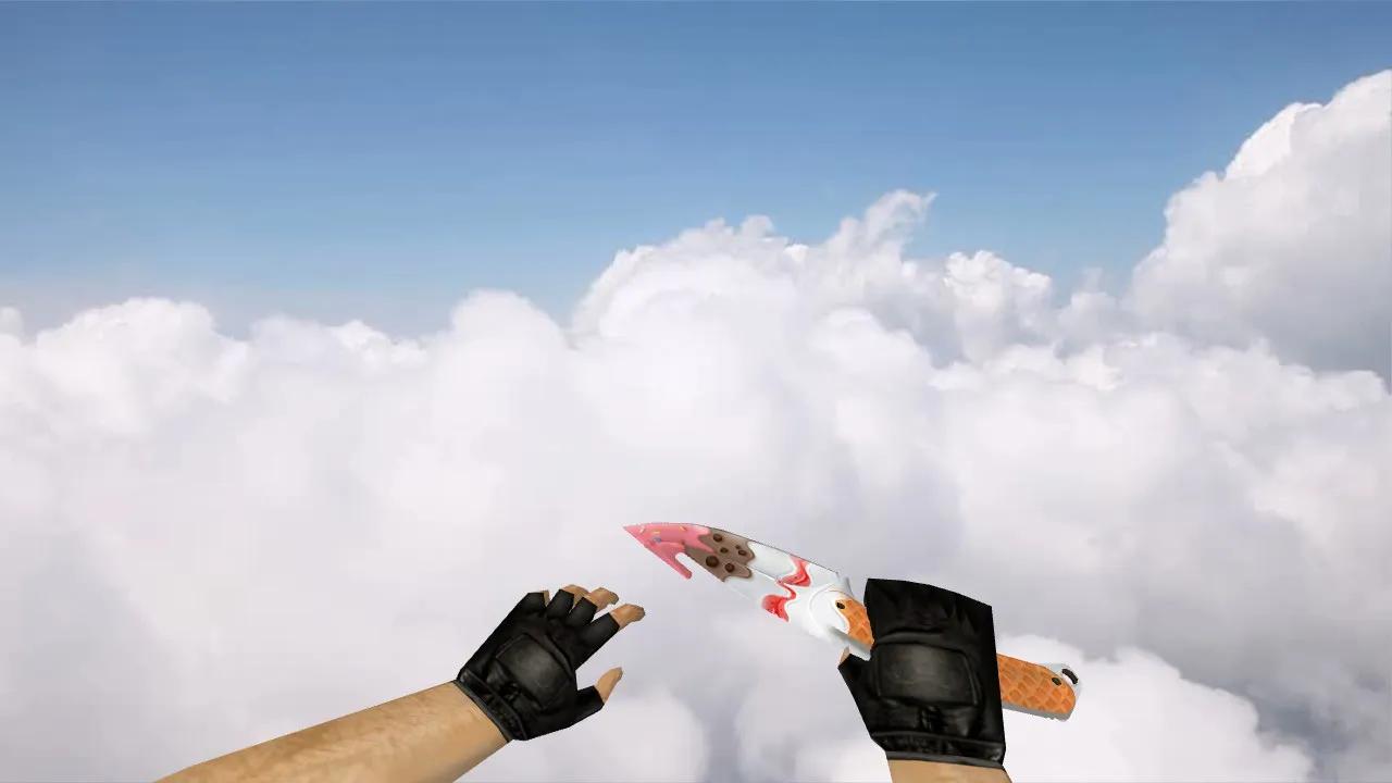 Скриншот Модель ножа «Gut Knife Revenge is Sweet» v_ модели для CS 1.6: звуки, анимация осмотра, текстуры и настройка