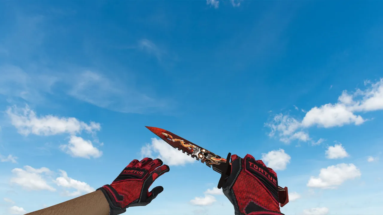 Скриншот v_ нож M9 «Подтвержденное убийство» для CS 1.6: p_ и w_ модели, звук, анимация осмотра