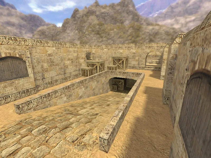 Скриншот  Карта de_dust_ng для CS 1.6: точки, раунды за Т/КТ, .nav для ботов, оптимизация wpoly/epoly