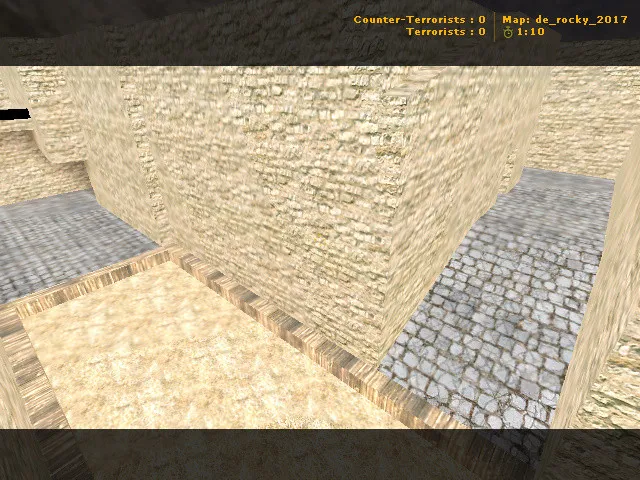 Скриншот  Карта de_rocky_2017 для CS 1.6: Тактические особенности и оптимизация