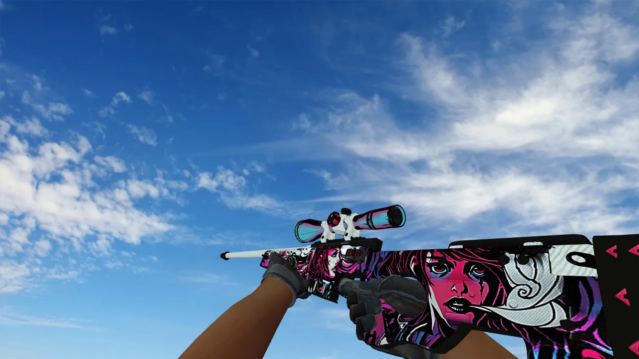 Скриншот Модель AWP Неонуар для CS 1.6: Качество и Уникальность