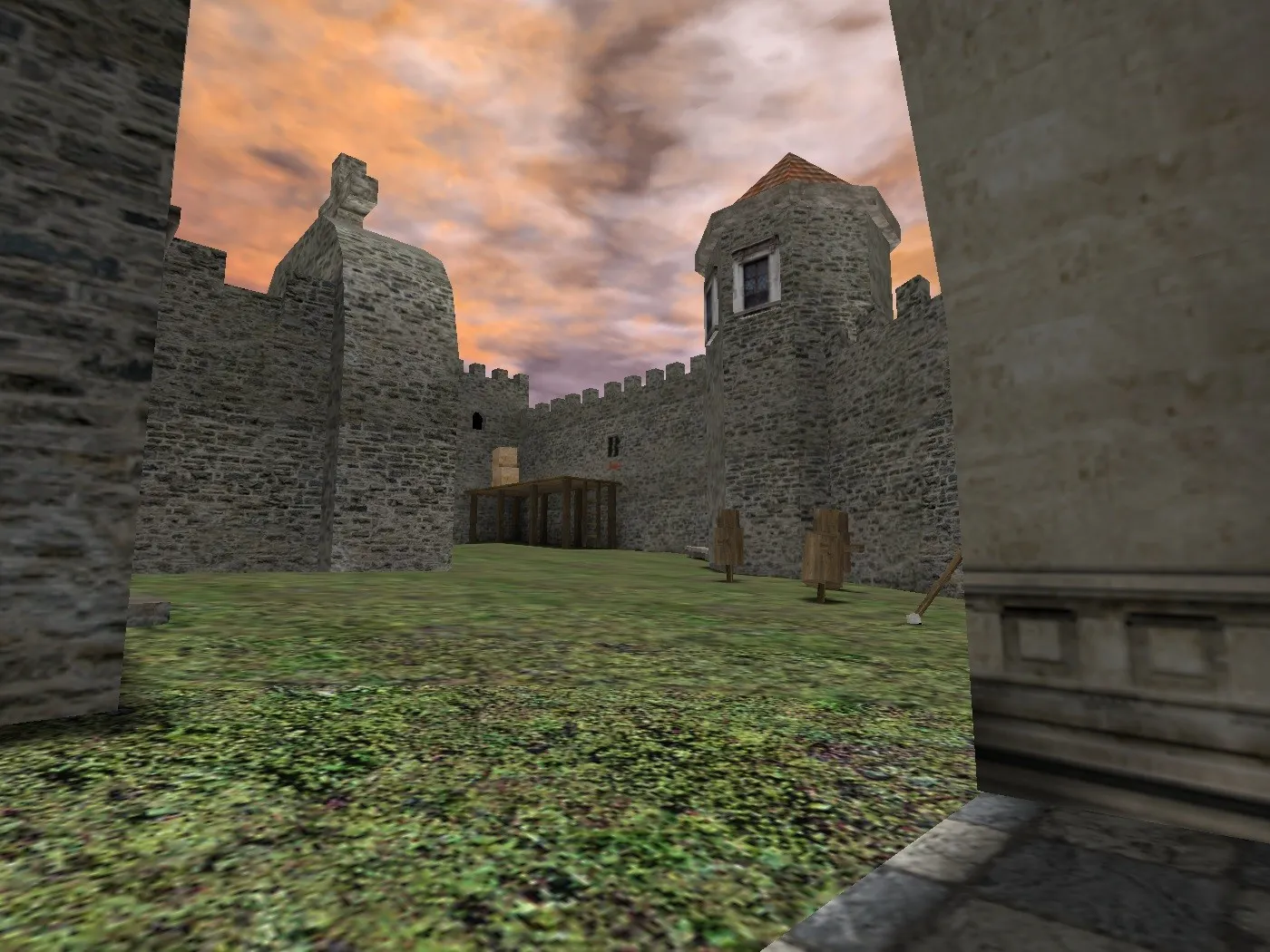 Скриншот  Карта de_stronghold для CS 1.6 - Тактические особенности и стратегии