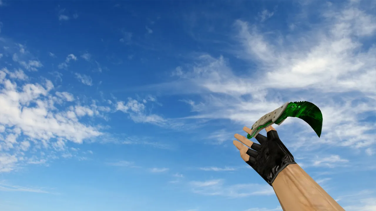 Скриншот Модель ножа Talon «Гамма-волны» для CS 1.6: v_, p_, w_, звуки, анимация осмотра и качество текстур