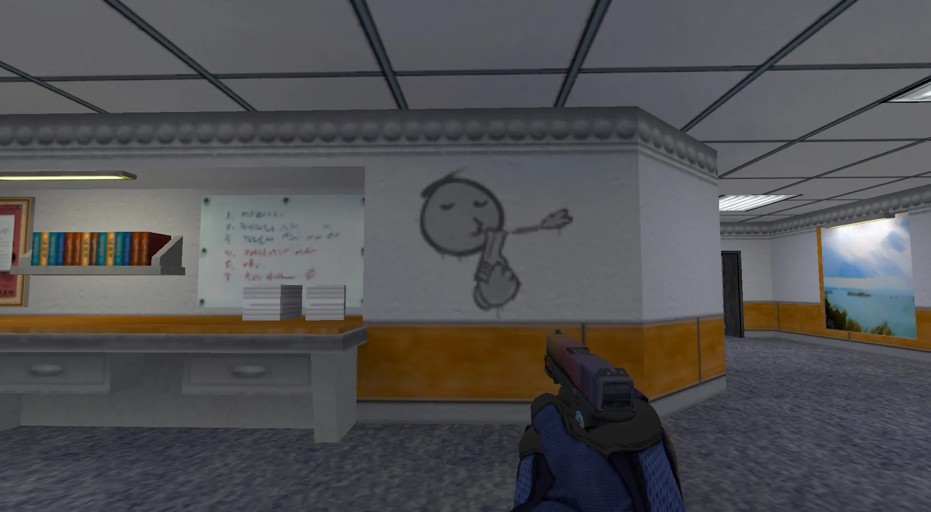 Скриншот Граффити «Скорострел» для CS 1.6 - уникальный стиль для вашей игры