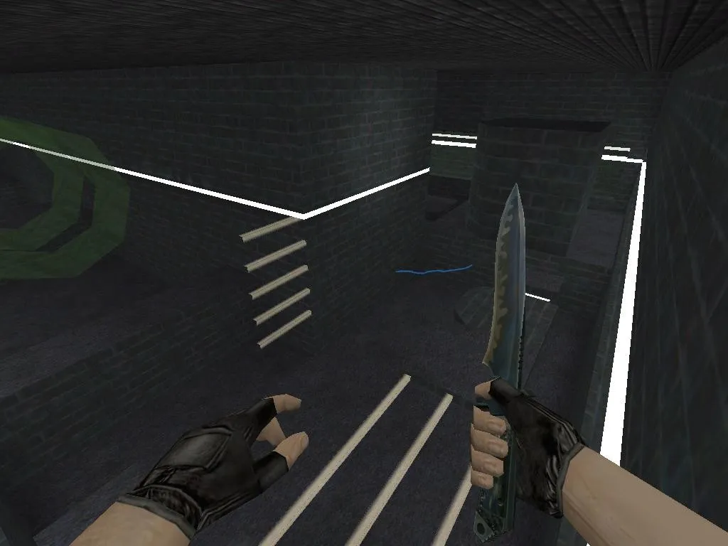 Скриншот  deathrun_av2009_hard — карта для CS 1.6: трасса, ловушки и .nav для ботов