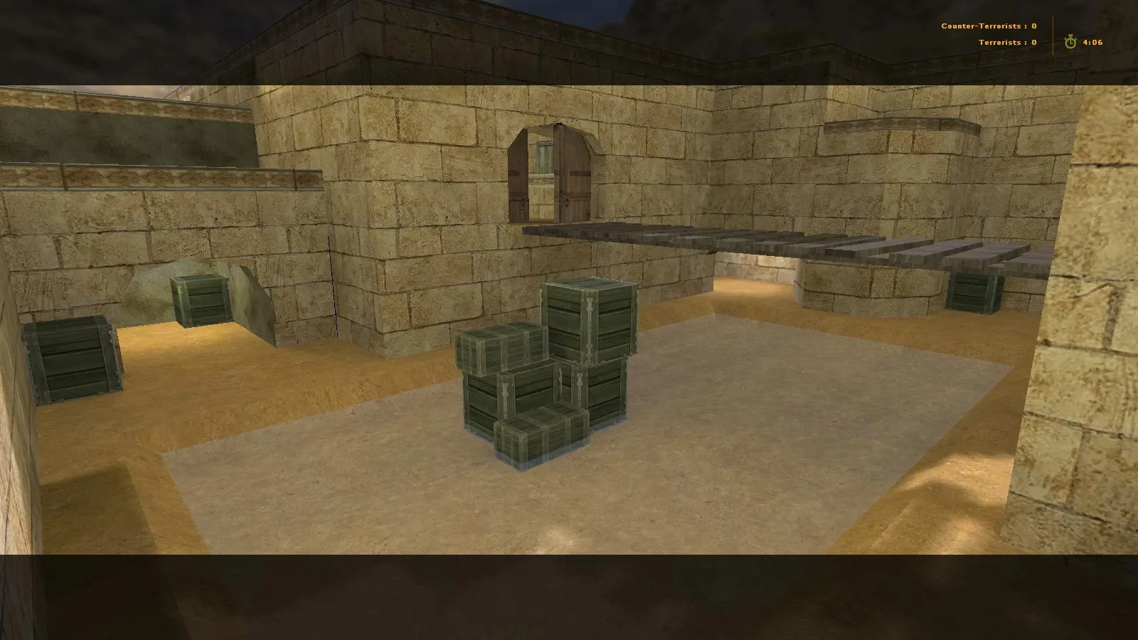 Скриншот  Карта de_heroes для CS 1.6: баланс сторон, точки, .nav для ботов, оптимизация wpoly/epoly