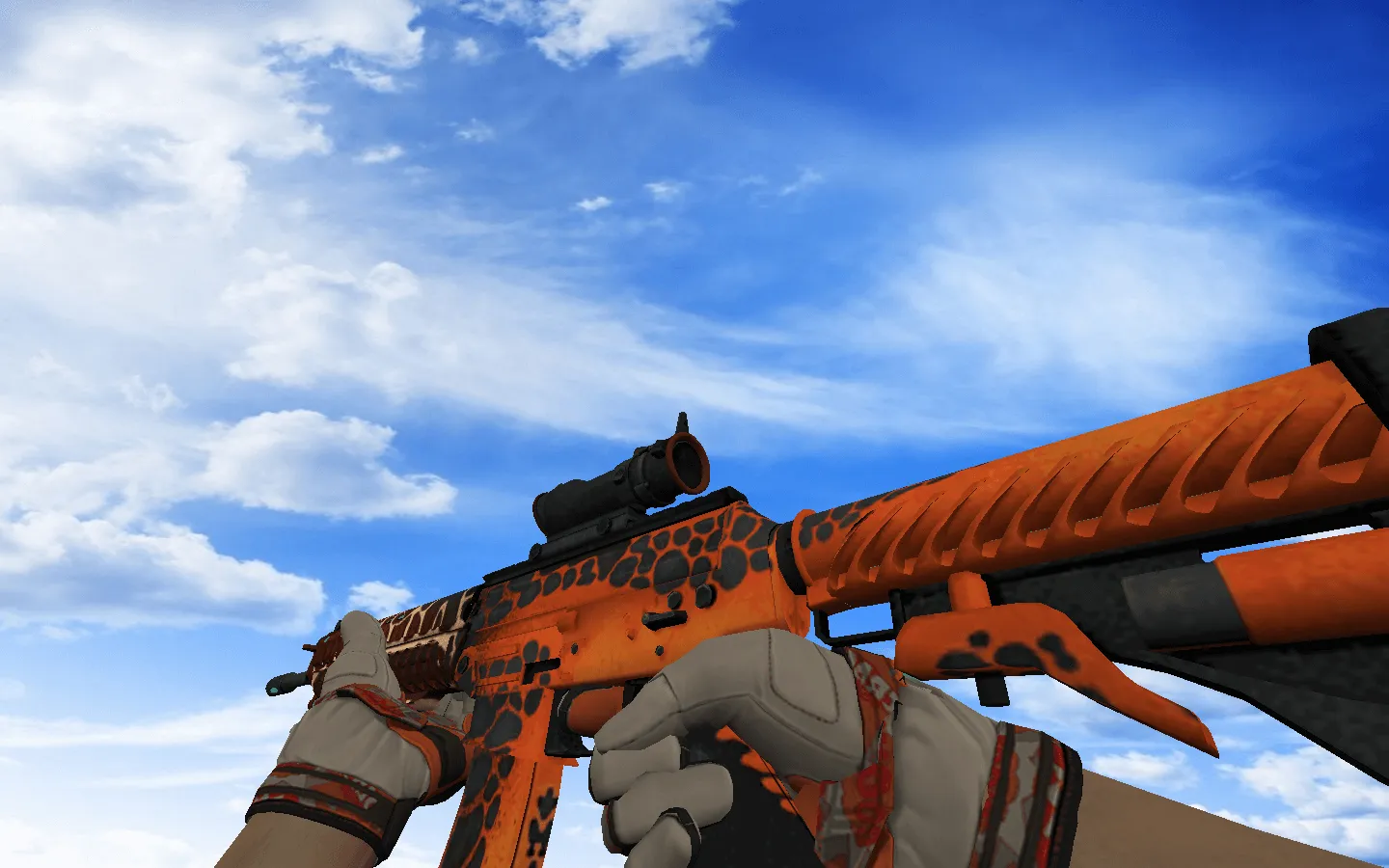 Скриншот  Пак оружия CS 1.6 с мотоциклетными перчатками «БУХ!»: АК-47, AWP, DE, Glock-18, M4A4, SG 553, USP-S и ножи