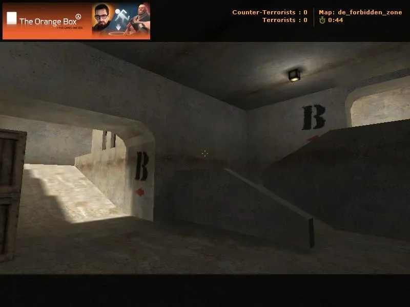 Скриншот  de_forbidden_zone для CS 1.6: тактика, точки, .nav для ботов и оптимизация wpoly/epoly