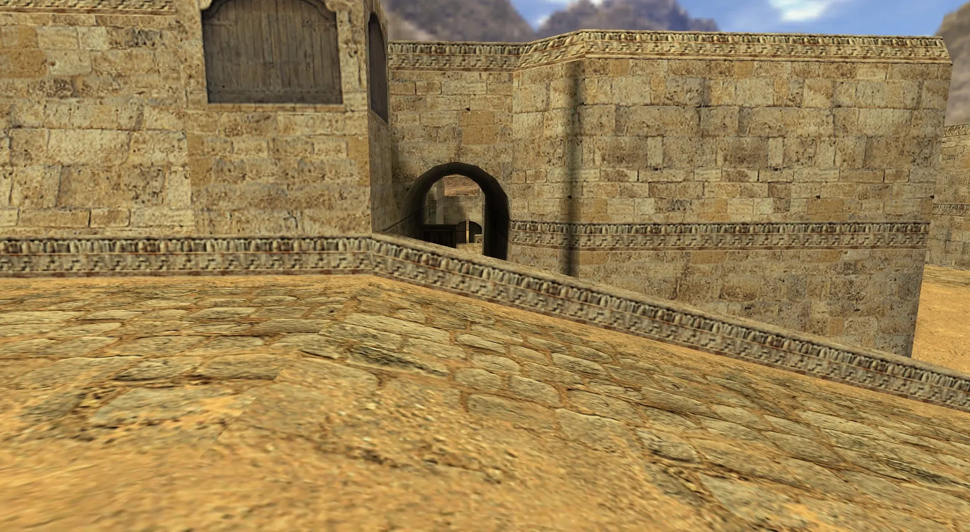 Скриншот  de_dust2_extended для CS 1.6: баланс сторон, точки, .nav для ботов, оптимизация wpoly/epoly