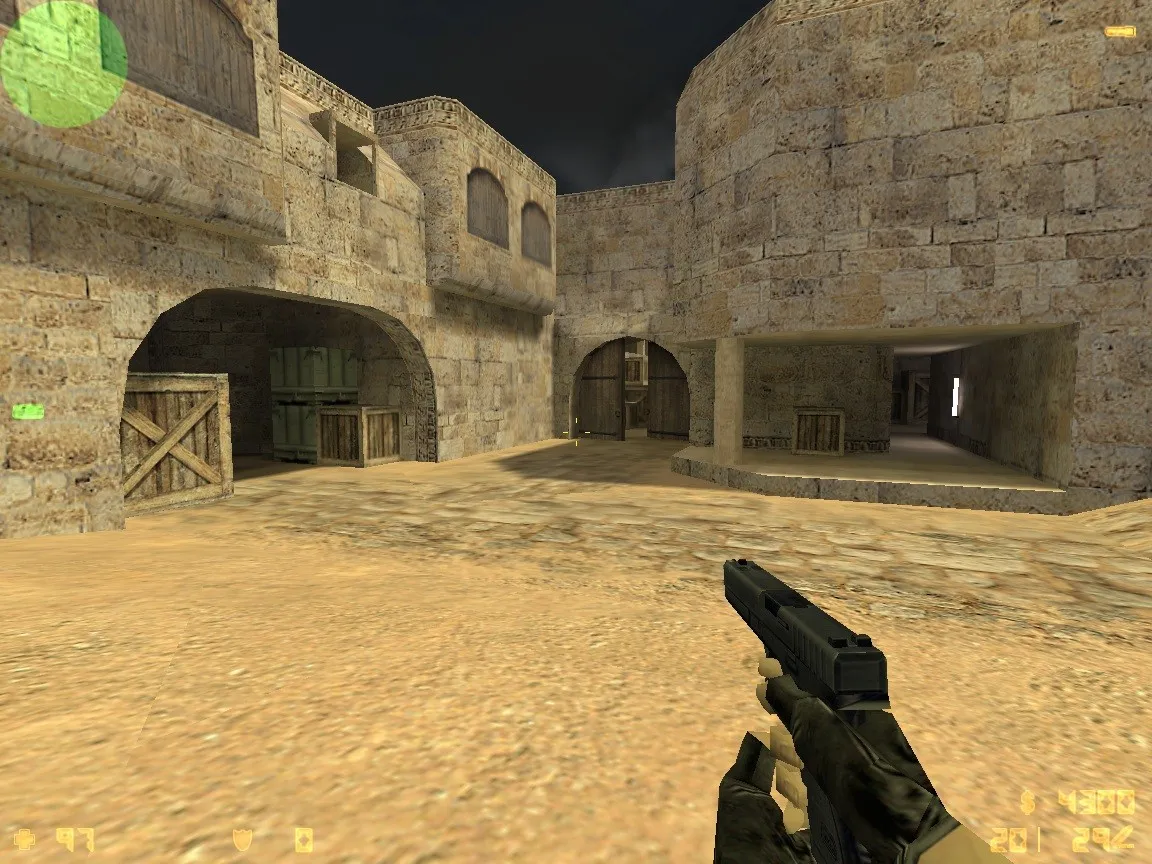 Скриншот  de_dust2_rzk_arg карта для CS 1.6: точки, маршруты, .nav, оптимизация wpoly/epoly и настройка под ботов