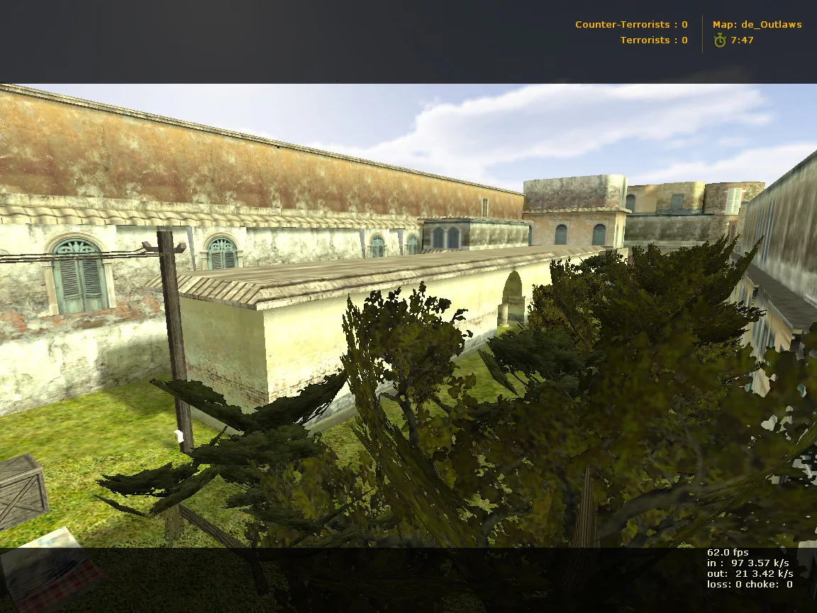 Скриншот de_cuba карта для CS 1.6: баланс сторон, точки, .nav и оптимизация wpoly/epoly