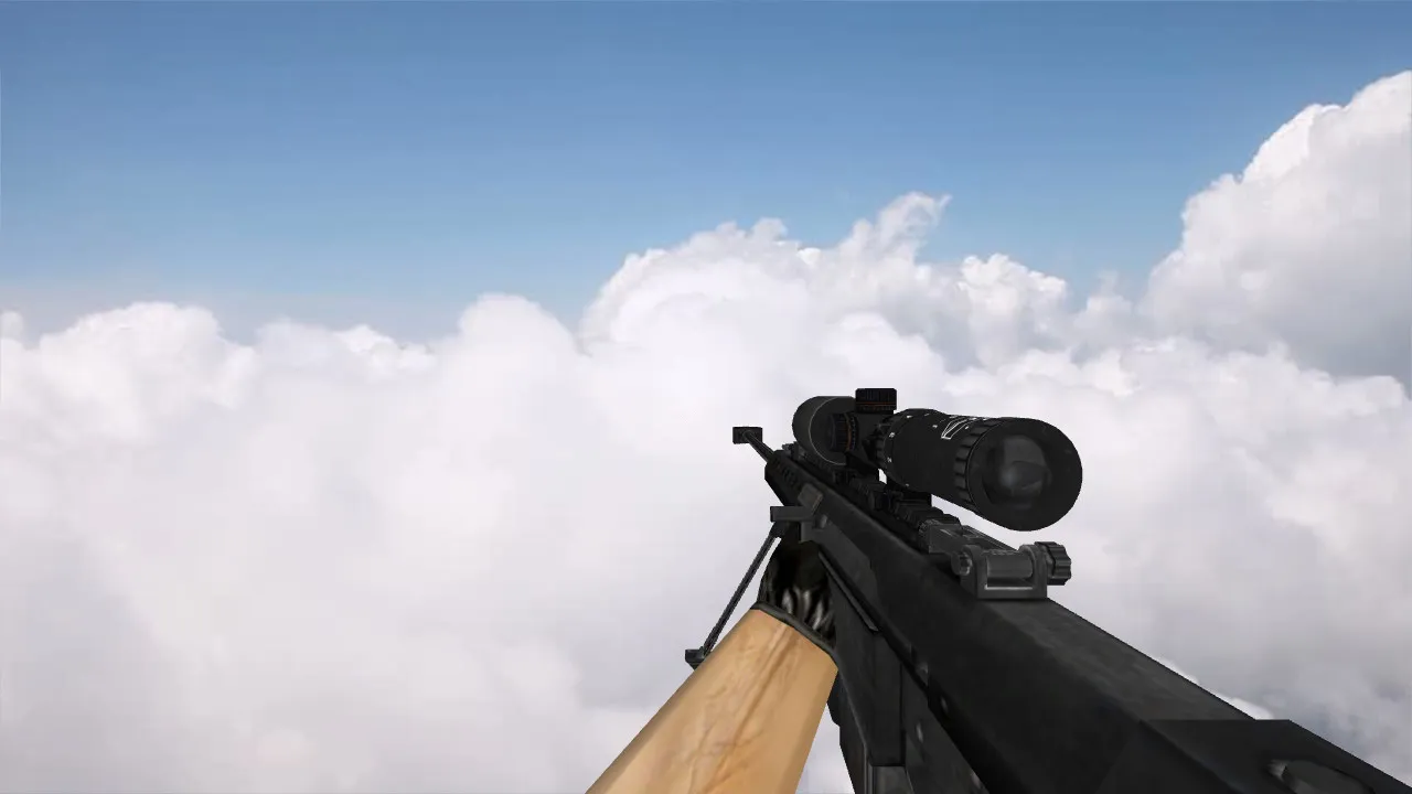 Скриншот Модель «Barret M82» для CS 1.6 - Качество и точность